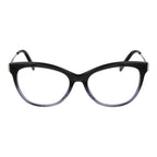 Black acetate glasses frames by Tod's, featuring sleek design and clear lenses, ideal for stylish eyewear.