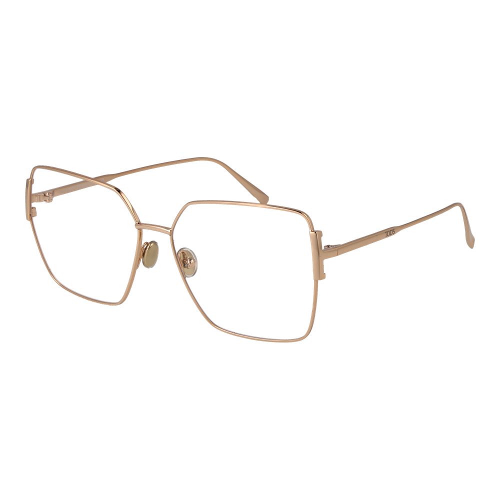 Tod's Gold Metal Glasses Frames