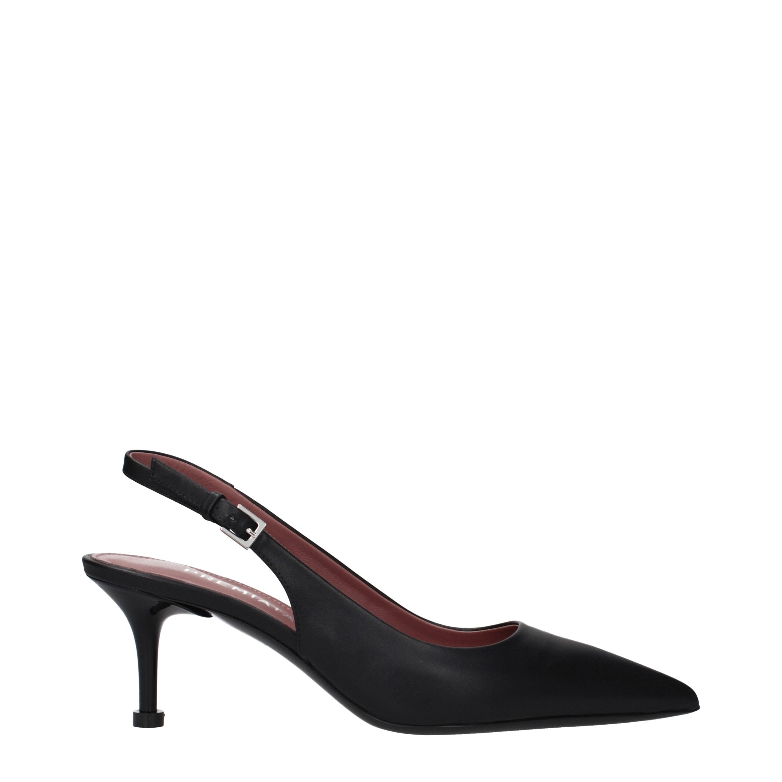 Premiata Black Leather Platform Pumps Premiata