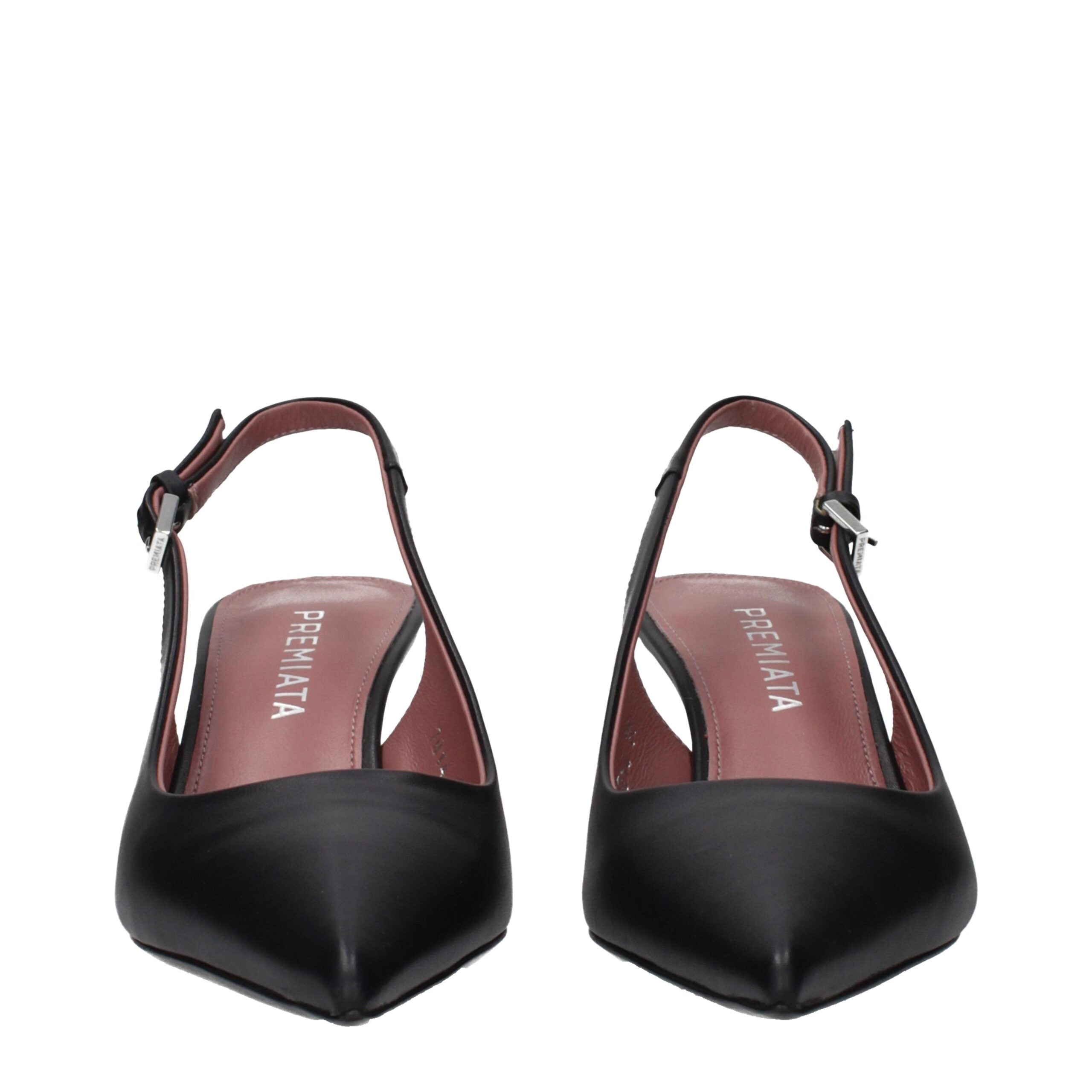 Premiata Black Leather Platform Pumps Premiata