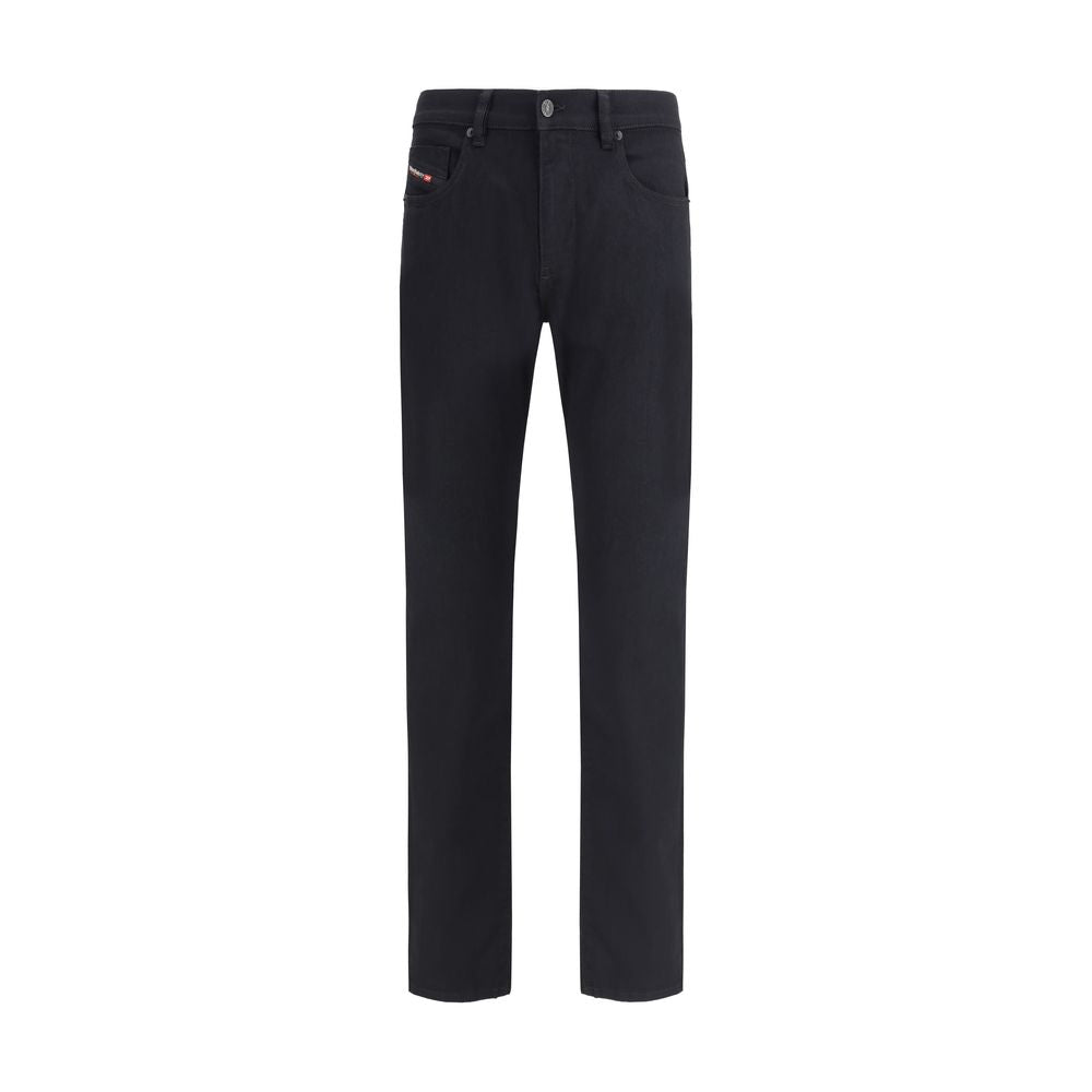 Diesel Black Cotton Slim Fit Jeans Diesel