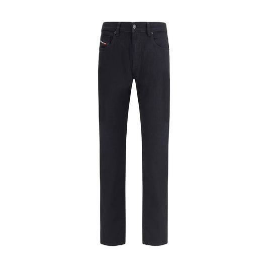 Diesel Black Cotton Slim Fit Jeans Diesel