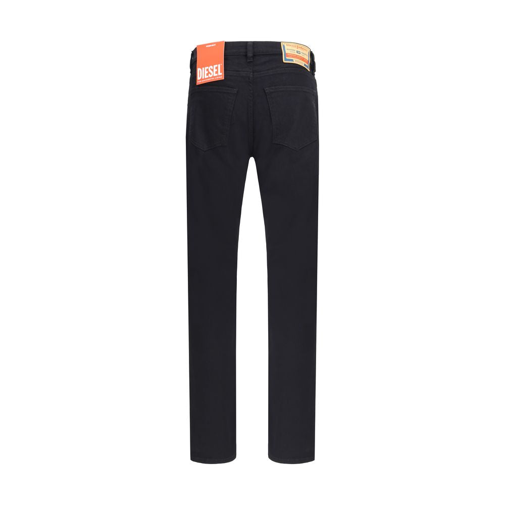 Diesel Black Cotton Slim Fit Jeans Diesel