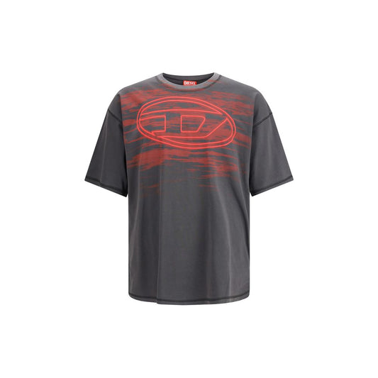 Diesel Black Cotton T-Shirt Diesel