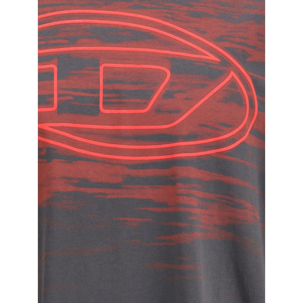 Diesel Black Cotton T-Shirt Diesel
