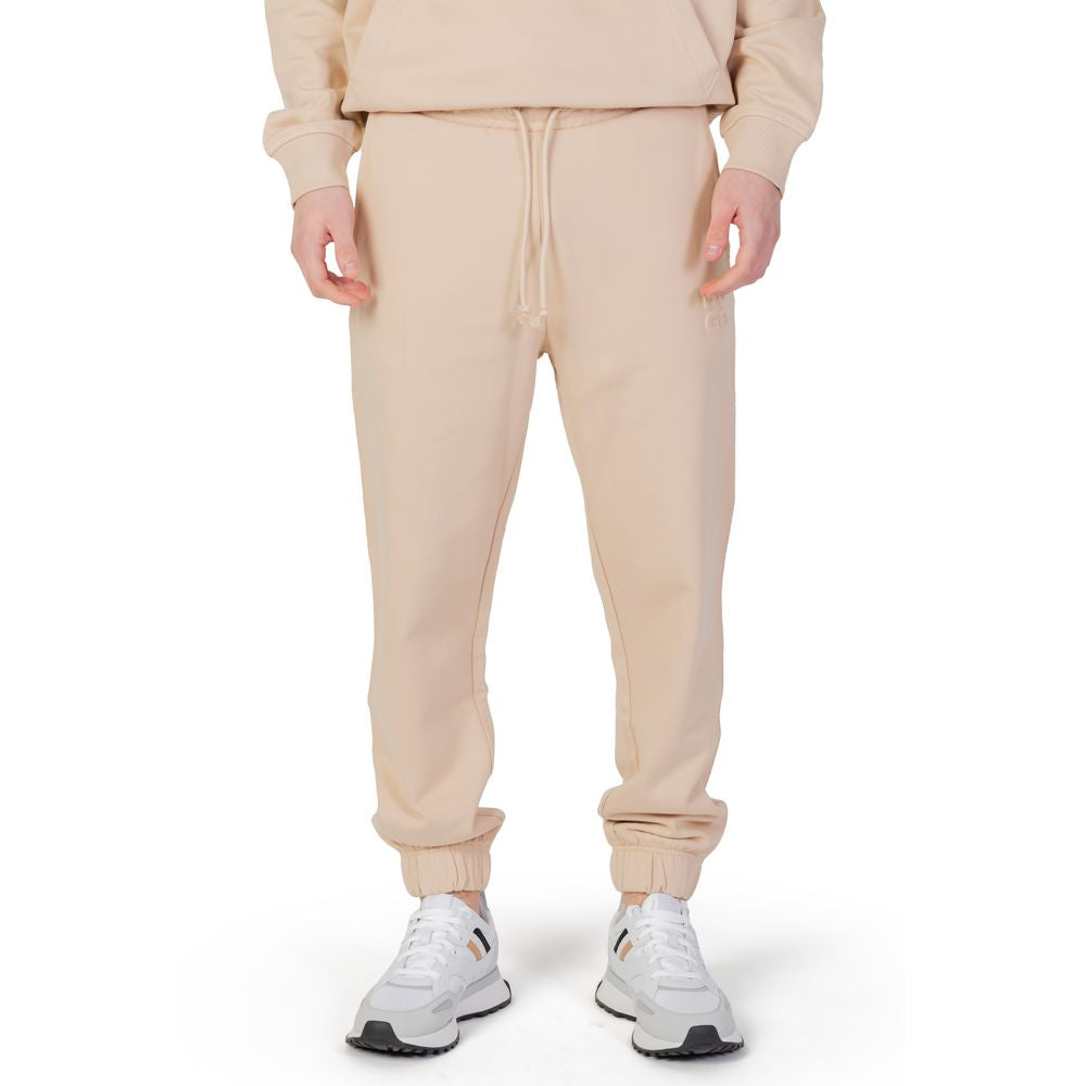 Hugo Boss Beige Cotton Joggers Workout Pants Hugo Boss