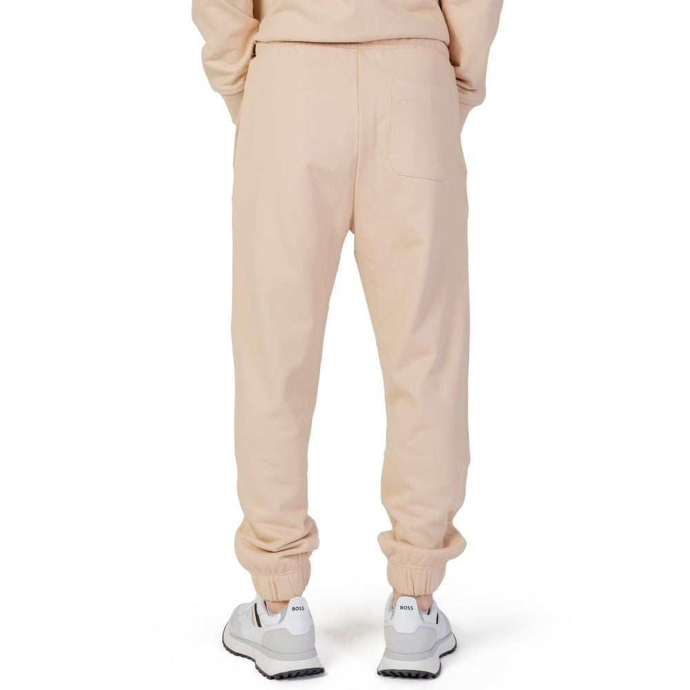 Hugo Boss Beige Cotton Joggers Workout Pants Hugo Boss