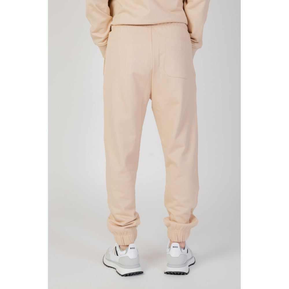 Hugo Boss Beige Cotton Joggers Workout Pants Hugo Boss