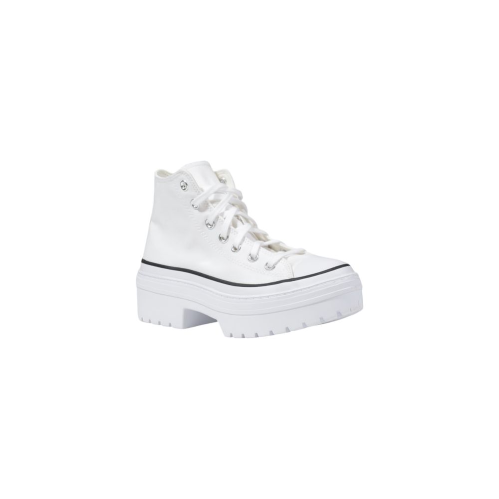 Converse White Fabric Chunky Sneakers Converse