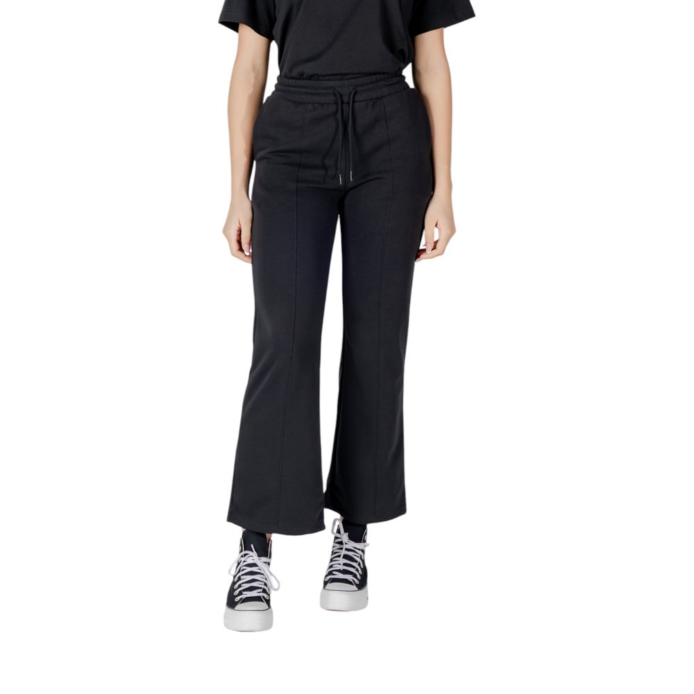 Converse Black Cotton Joggers Workout Pants