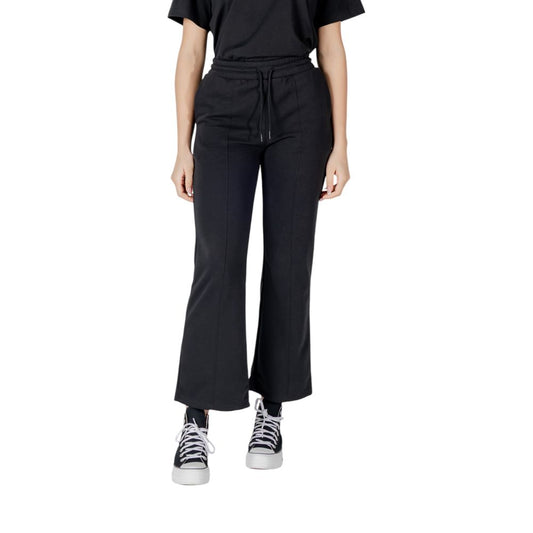 Converse Black Cotton Joggers Workout Pants