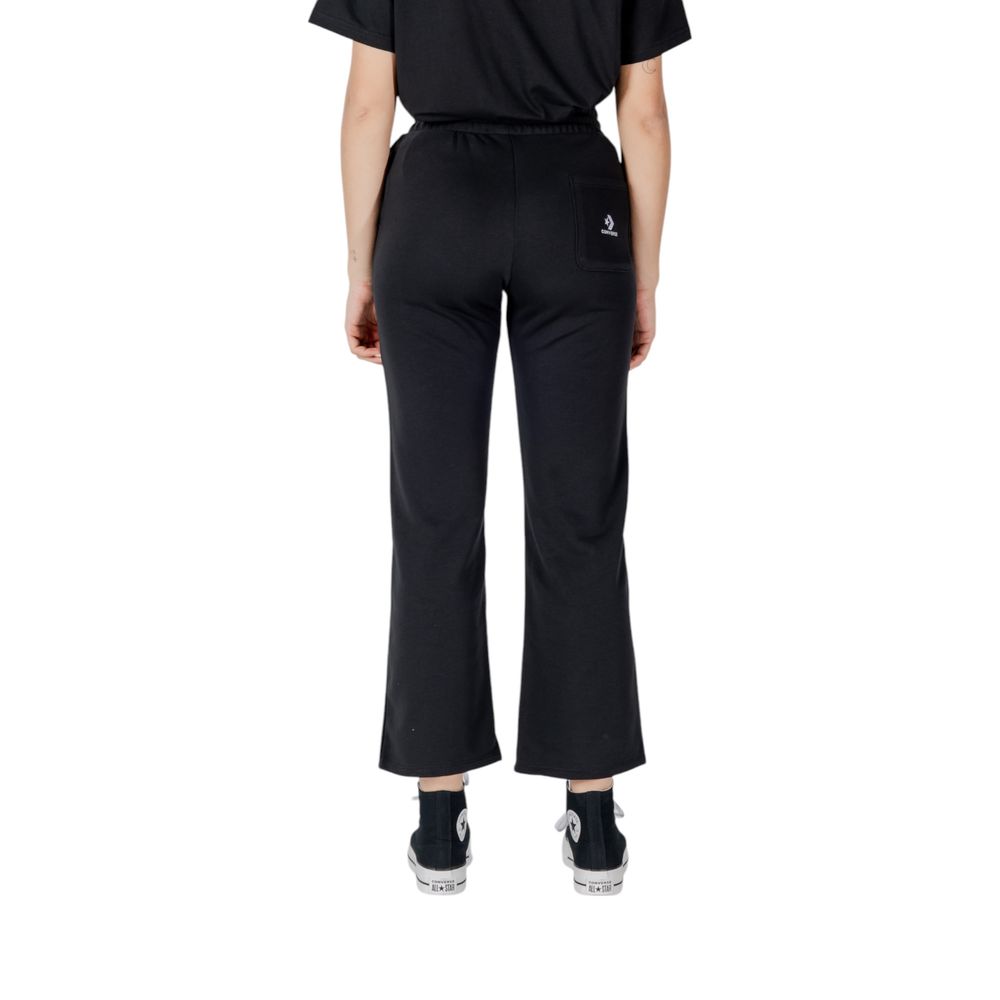 Converse Black Cotton Joggers Workout Pants