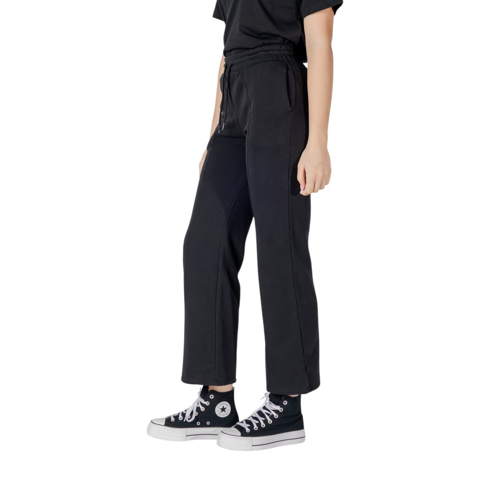 Converse Black Cotton Joggers Workout Pants