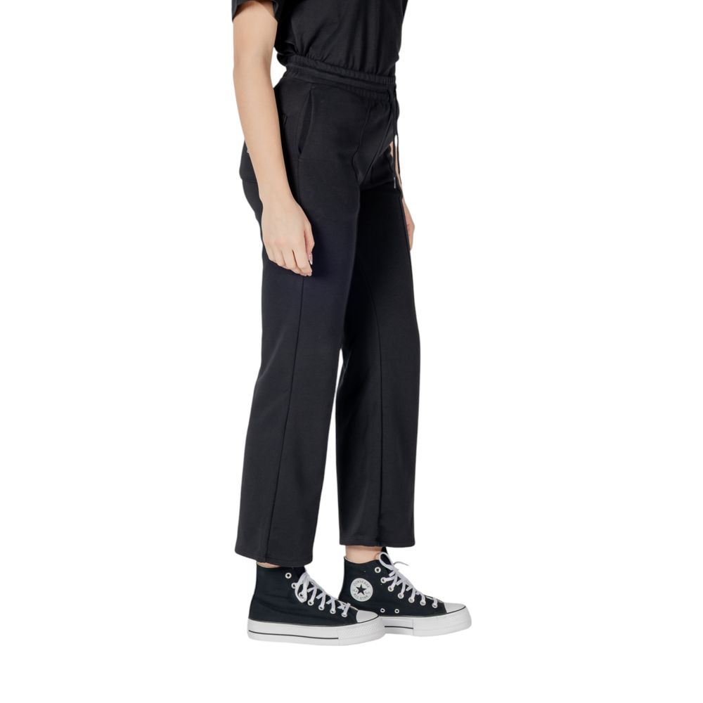 Converse Black Cotton Joggers Workout Pants