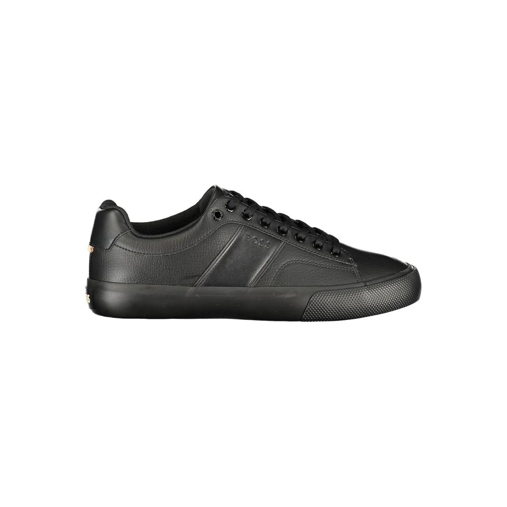 Hugo Boss Black Polyurethane Men Sneaker Hugo Boss