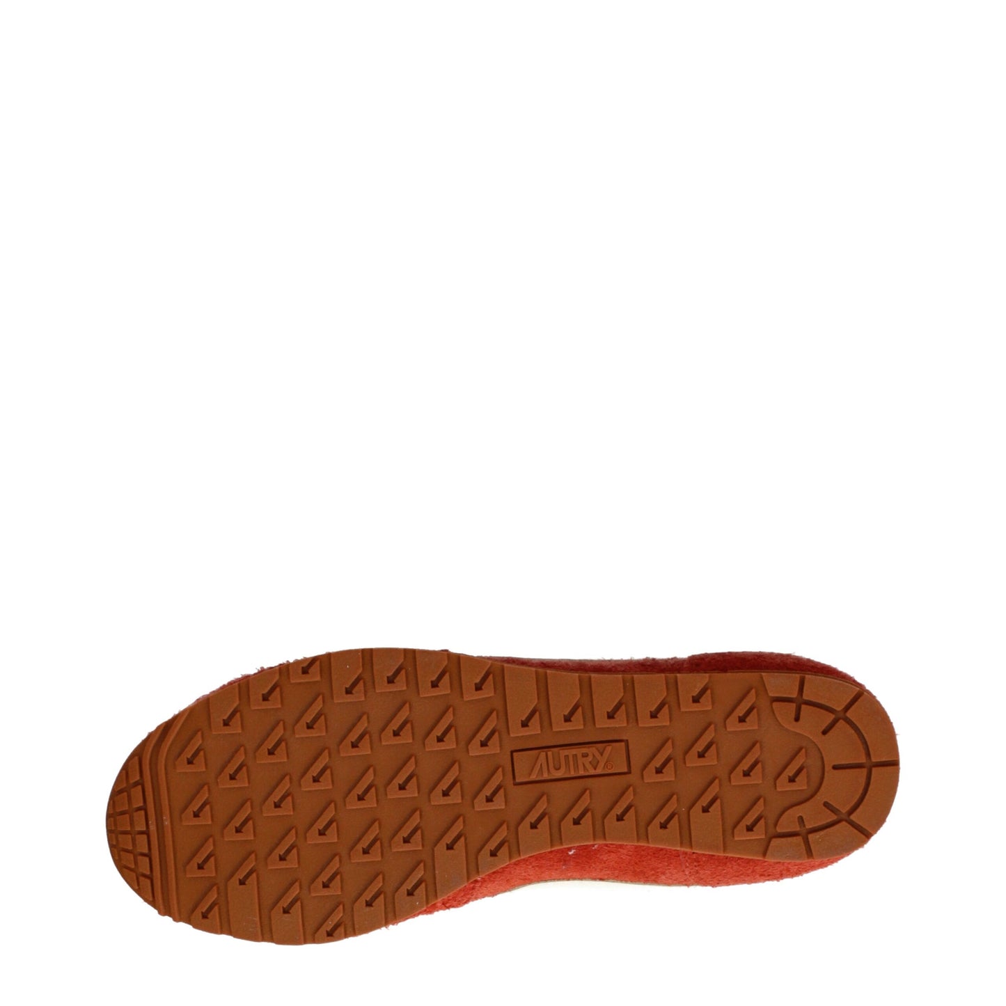 Autry Orange Leather Sneakers Autry