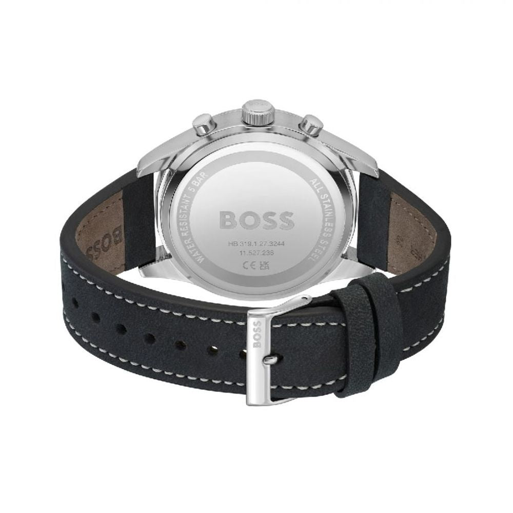 Hugo Boss Black Leather Dress Watch Hugo Boss