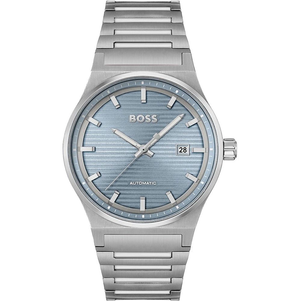 Hugo Boss Gray Stainless Steel Dress Watch Hugo Boss