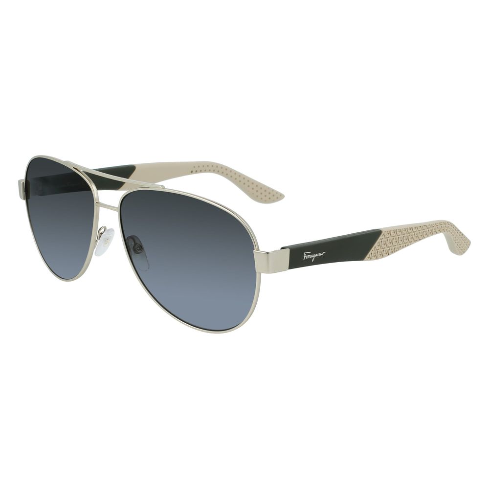 Ferragamo Gold Metal Sunglasses Ferragamo