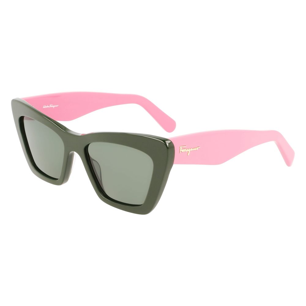 Ferragamo Bicolor Acetate Sunglasses Ferragamo