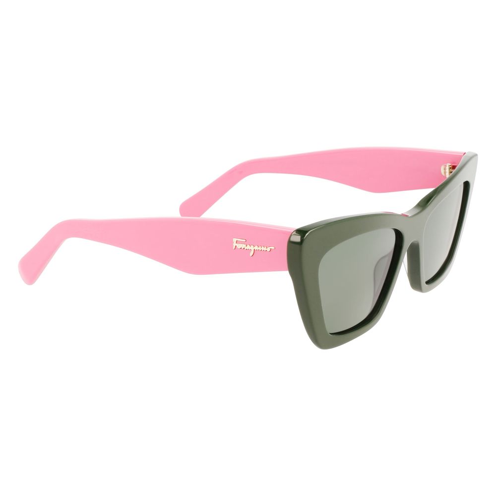 Ferragamo Bicolor Acetate Sunglasses Ferragamo