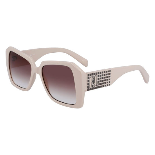 Karl Lagerfeld White Injected Sunglasses Karl Lagerfeld