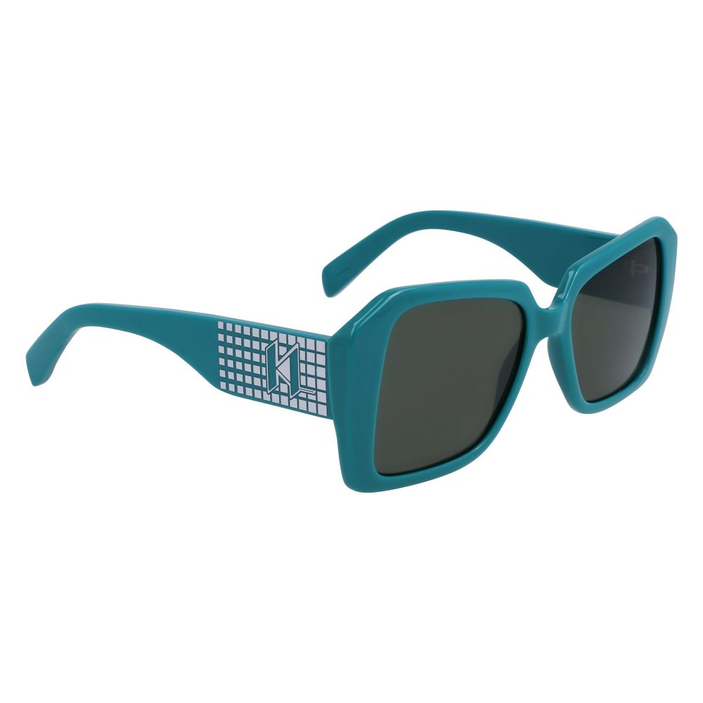 Karl Lagerfeld Green Injected Sunglasses Karl Lagerfeld