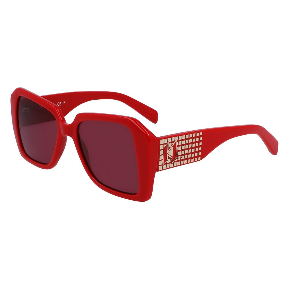 Karl Lagerfeld Red Injected Sunglasses Karl Lagerfeld
