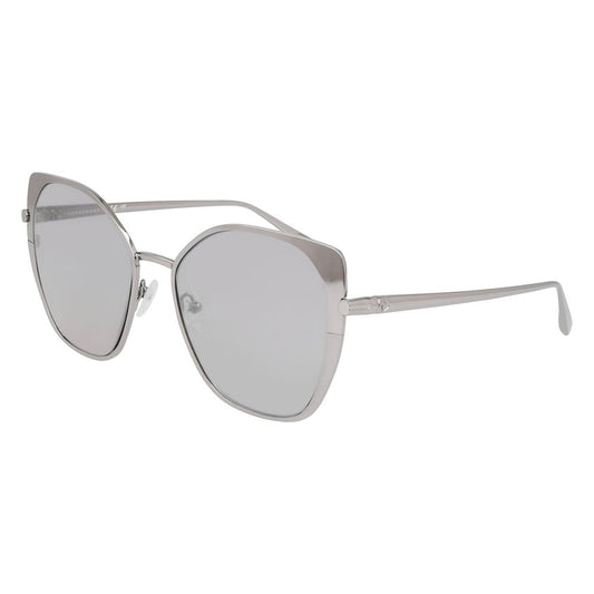 Longchamp Gray Metal Sunglasses Longchamp