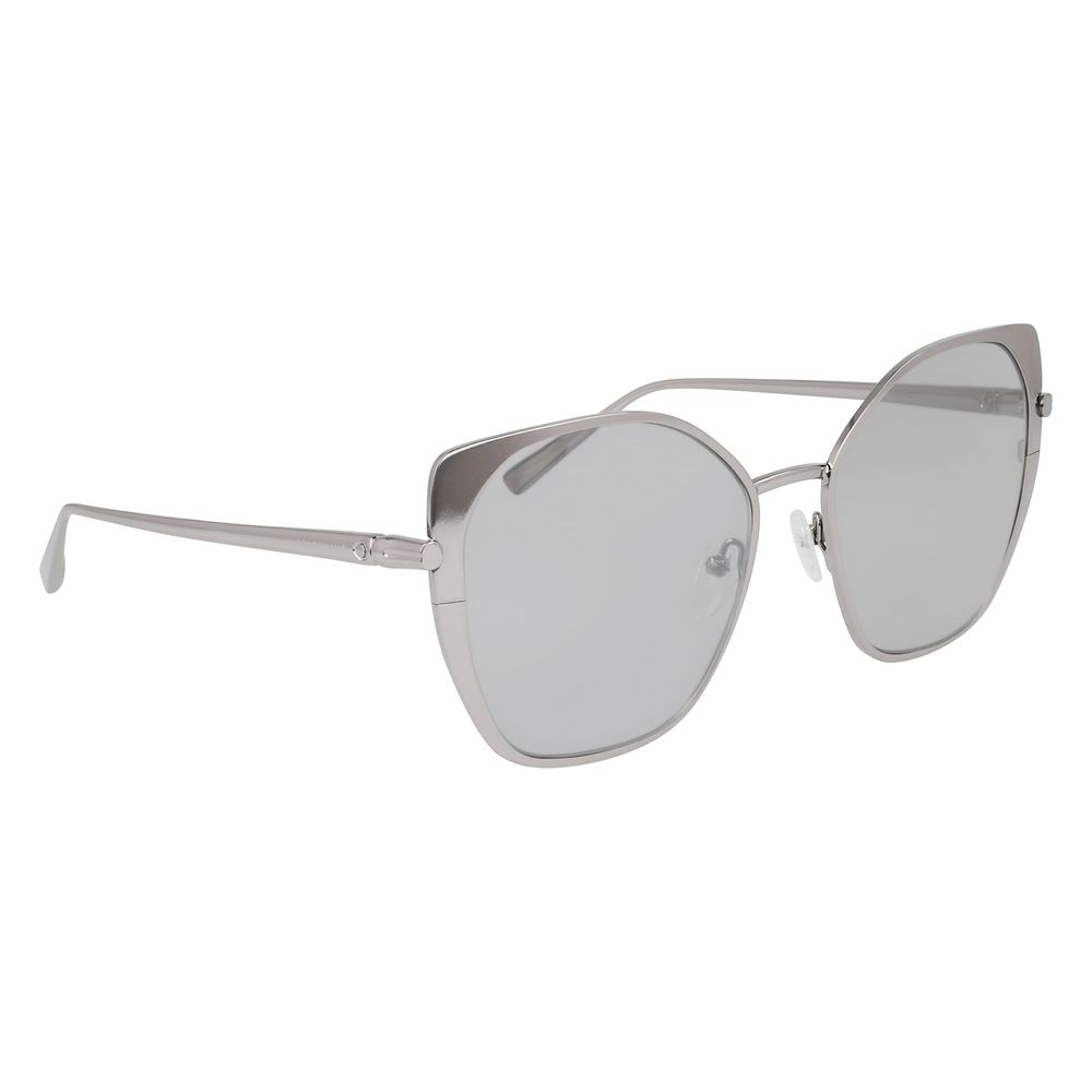 Longchamp Gray Metal Sunglasses Longchamp