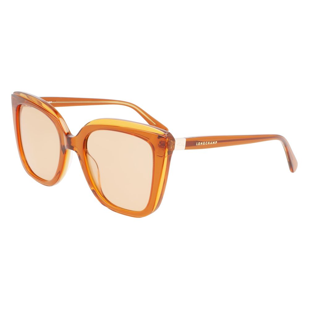 Longchamp Orange Acetate Sunglasses Longchamp
