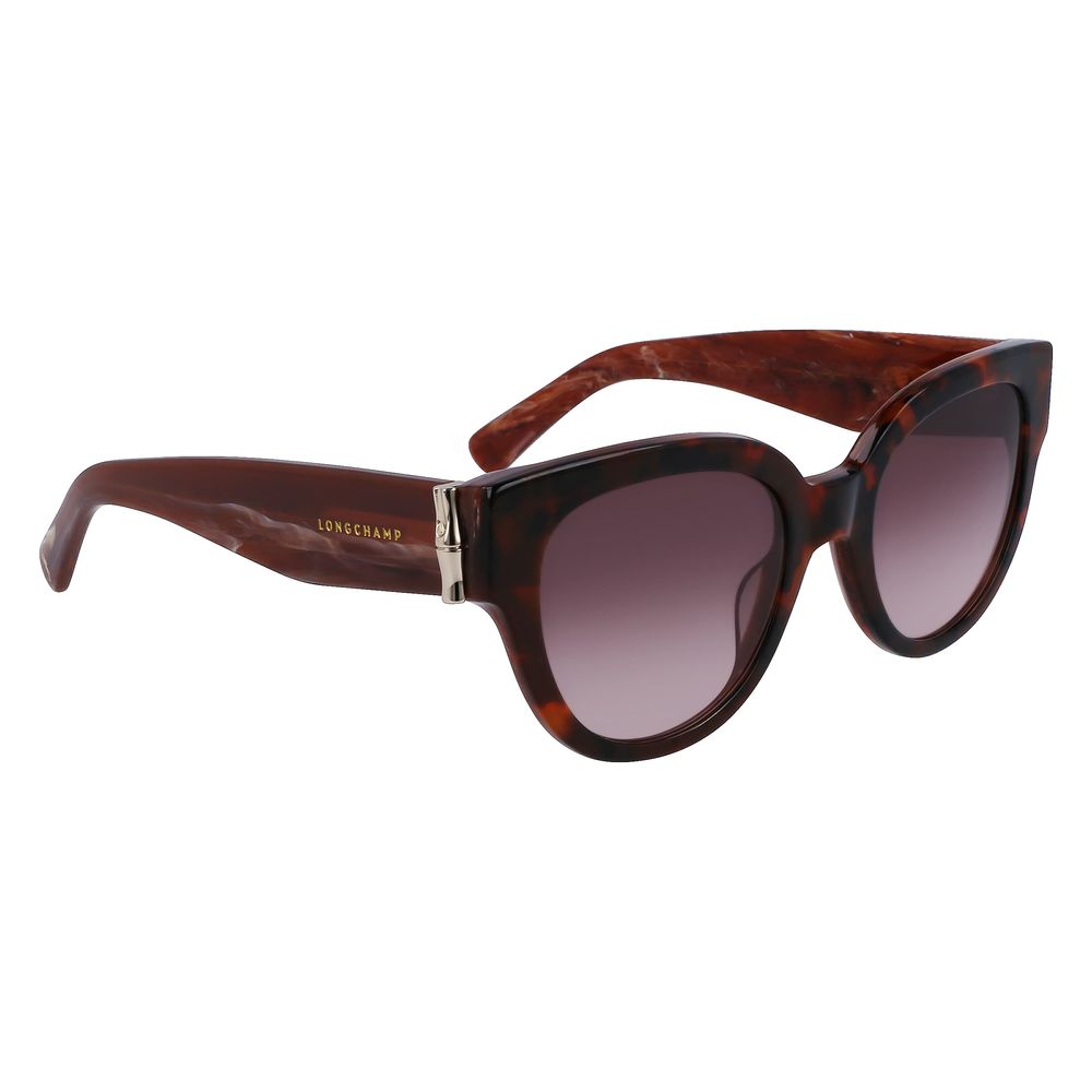 Longchamp Brown Acetate Sunglasses Longchamp