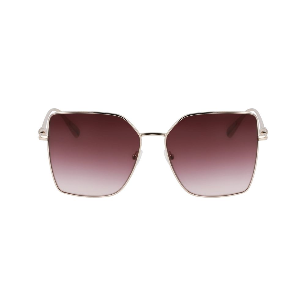 Longchamp Gold Metal Sunglasses Longchamp