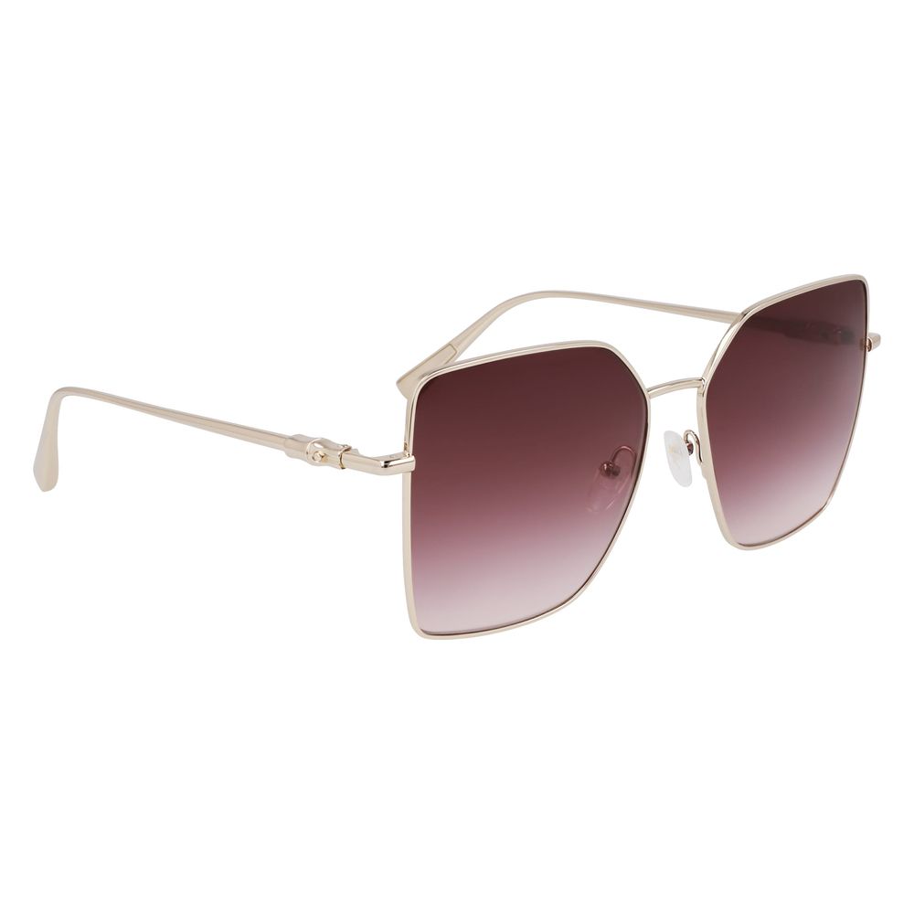Longchamp Gold Metal Sunglasses Longchamp
