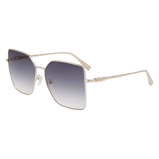 Longchamp Gold Metal Sunglasses Longchamp