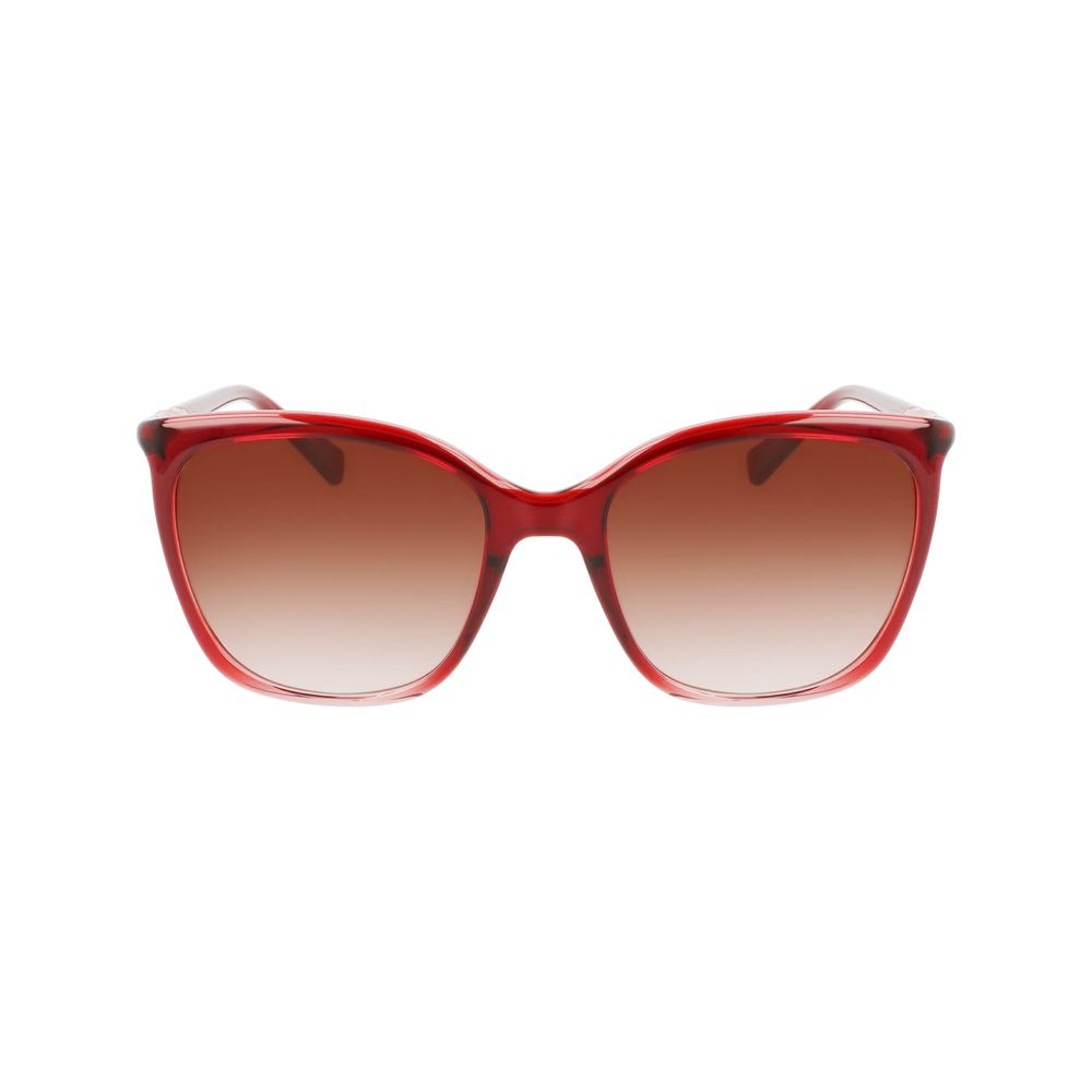 Longchamp Red Injected Sunglasses Longchamp