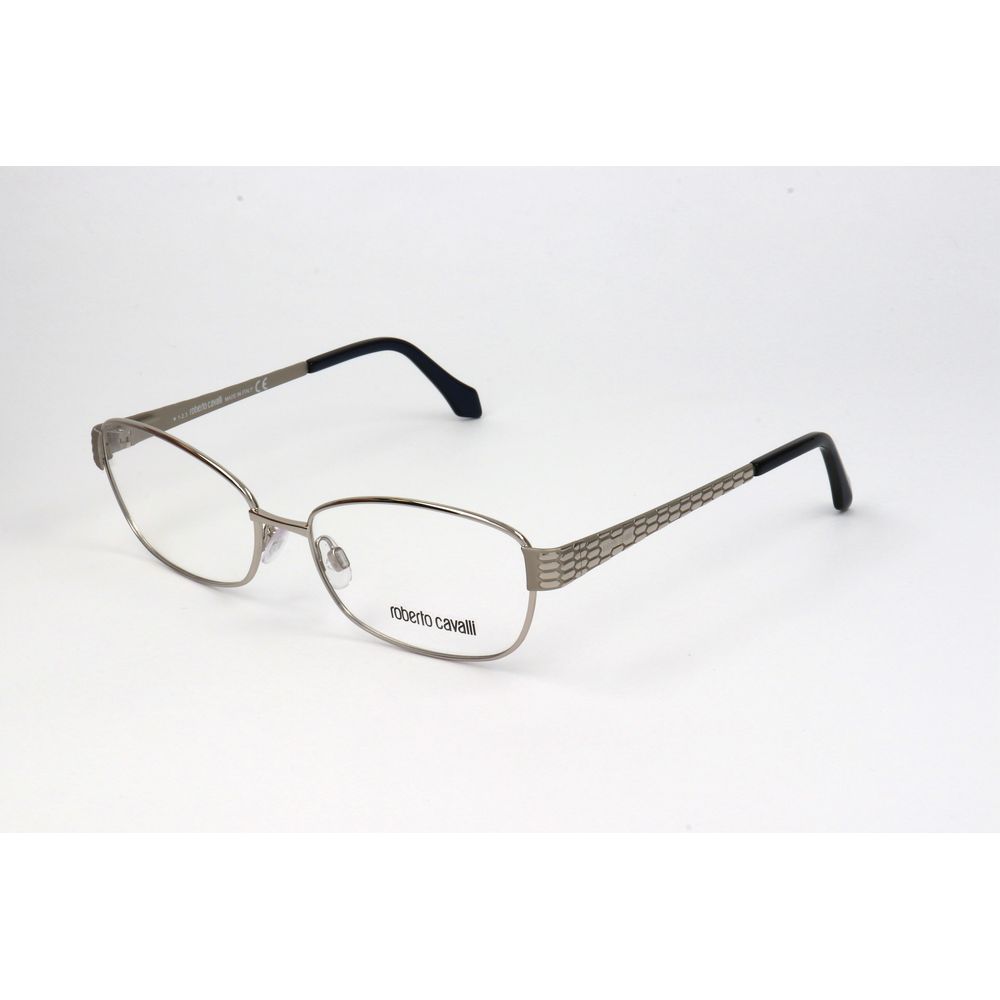 Roberto Cavalli Gray Metal Glasses Frames