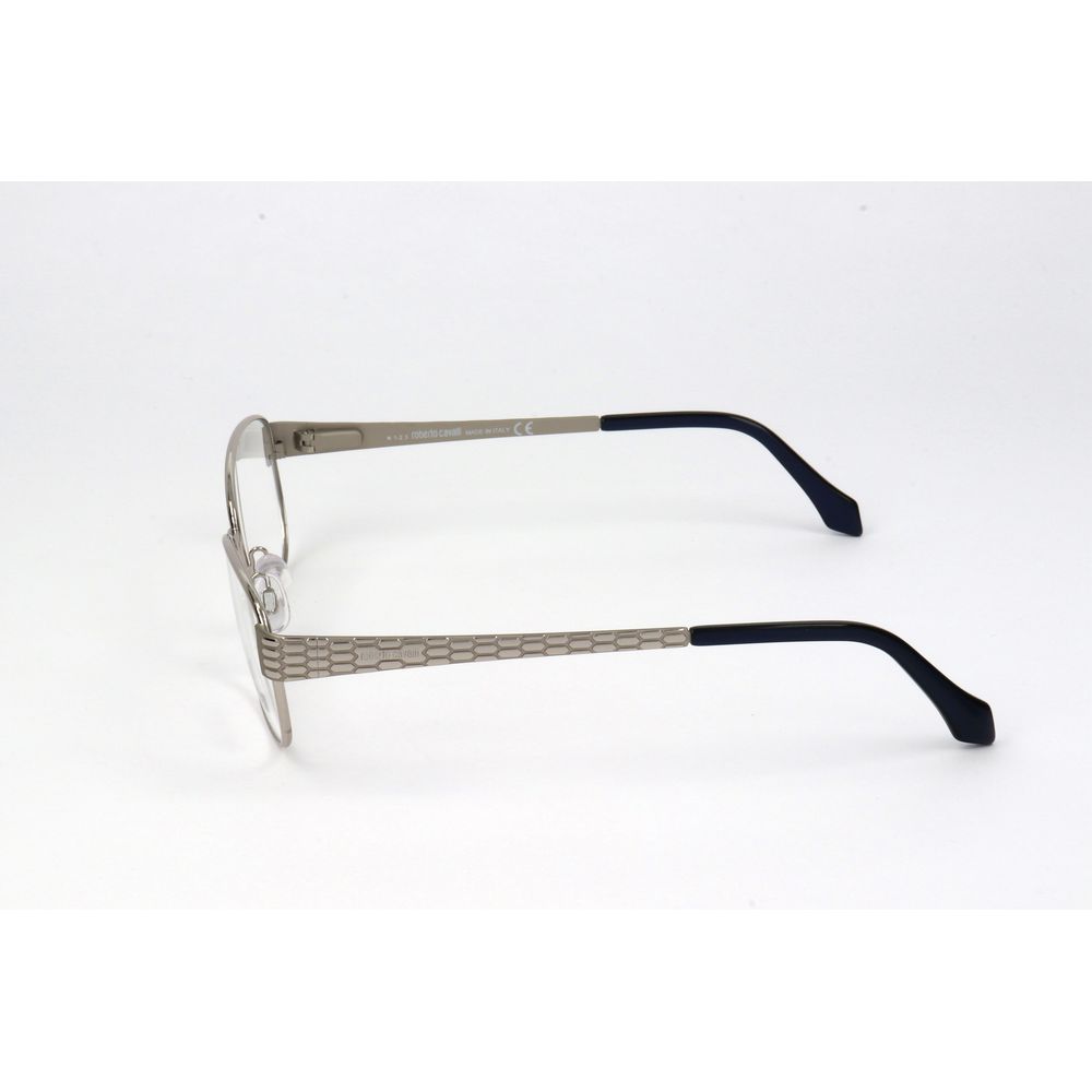 Roberto Cavalli Gray Metal Glasses Frames