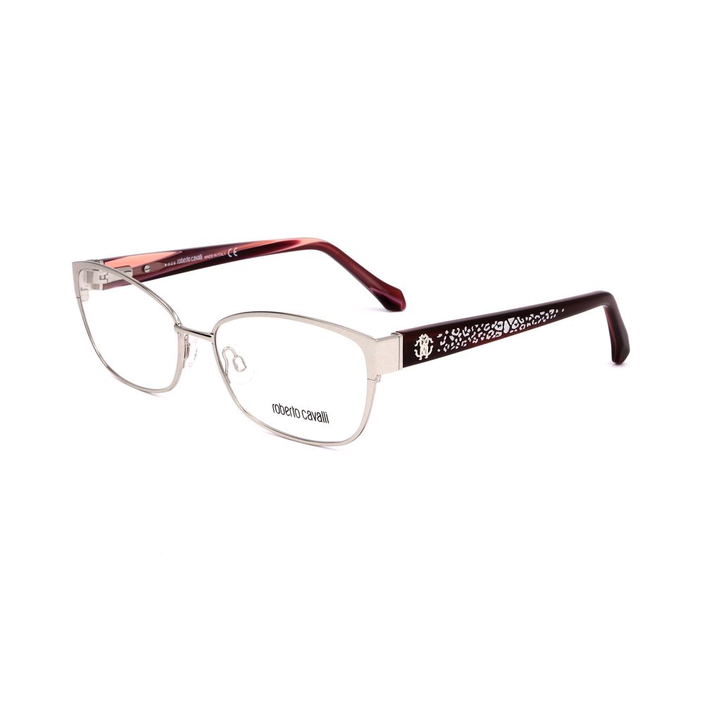 Roberto Cavalli Gray Metal Glasses Frames