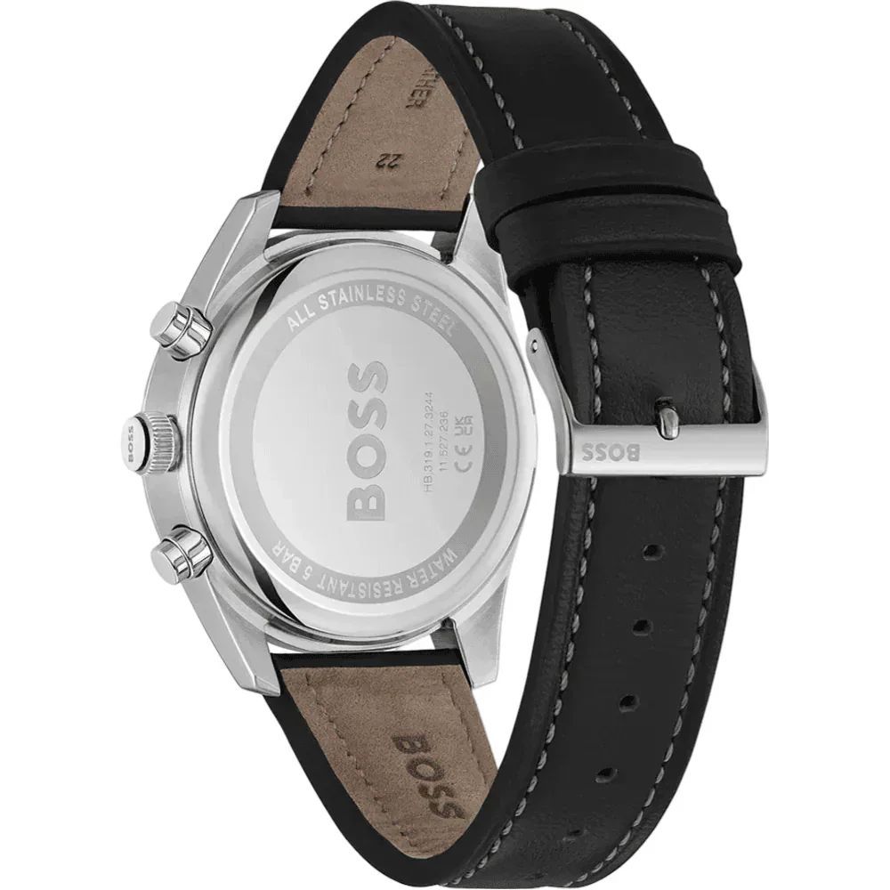 Hugo Boss Black Leather Dress Watch Hugo Boss