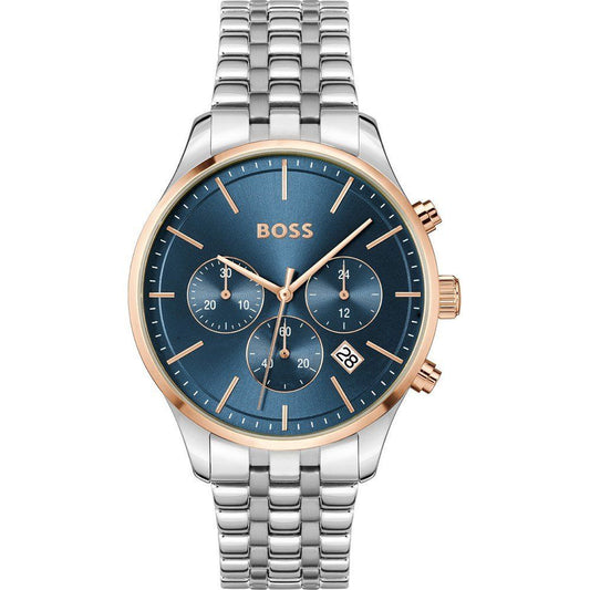Hugo Boss Gray Stainless Steel Dress Watch Hugo Boss