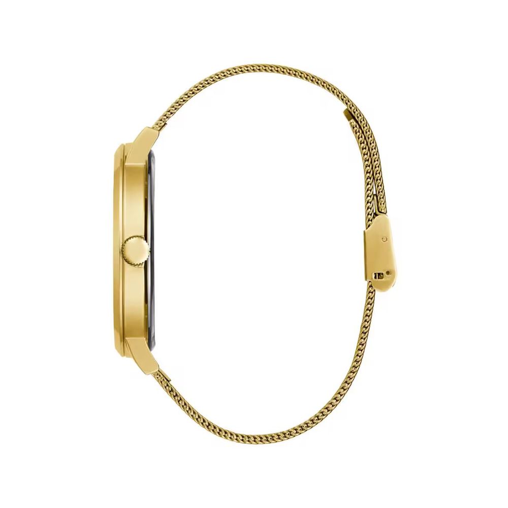 Guess Gold Stainless Steel Dress Watch Guess