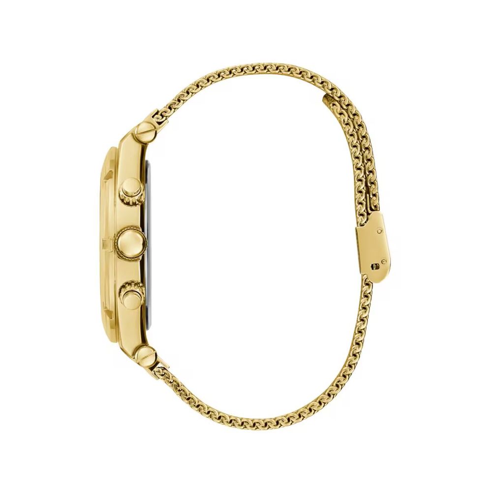 Guess Gold Stainless Steel Dress Watch Guess