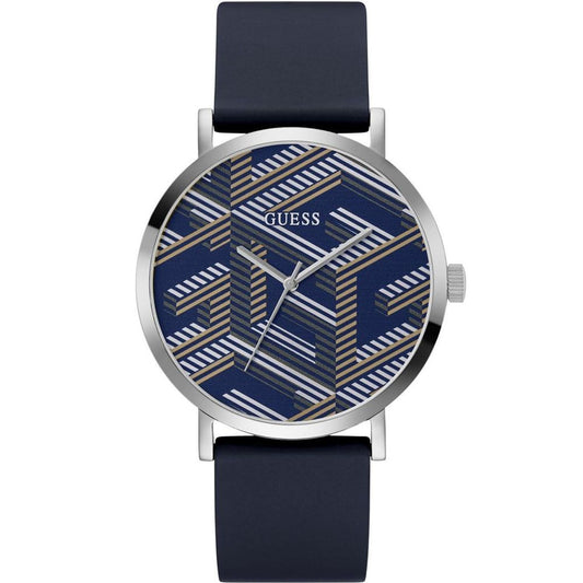Guess Blue Synthetic Dress Watch Guess
