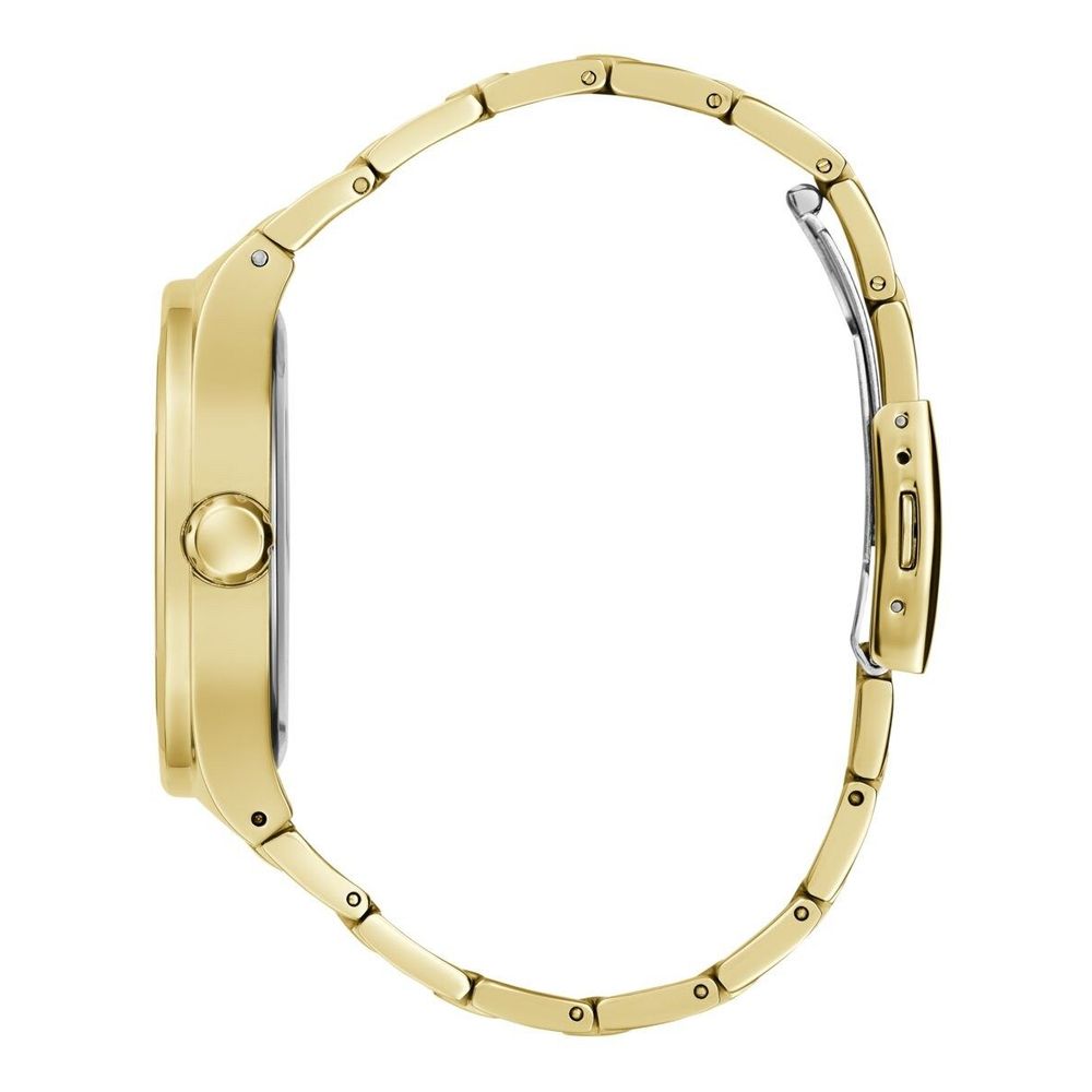 Guess Gold Stainless Steel Dress Watch Guess