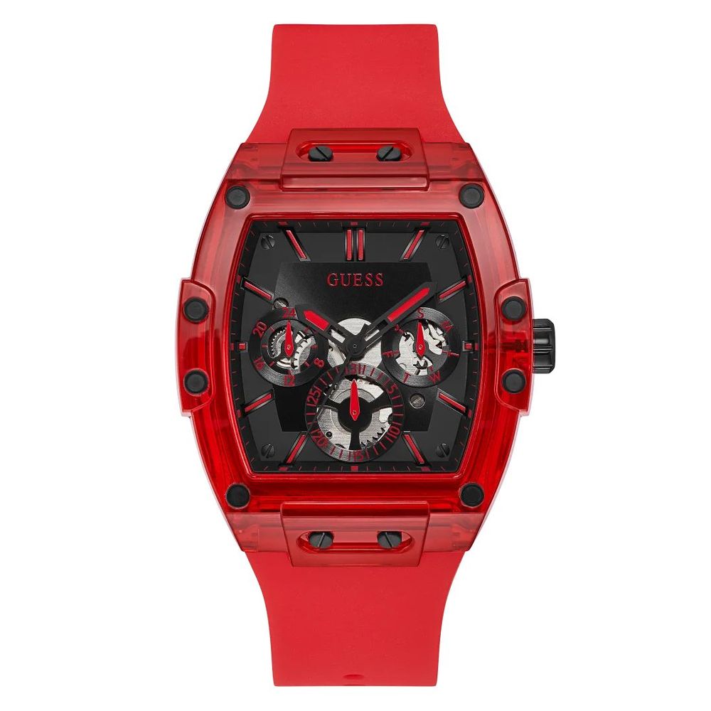 Guess Red Synthetic Sport Watch Guess