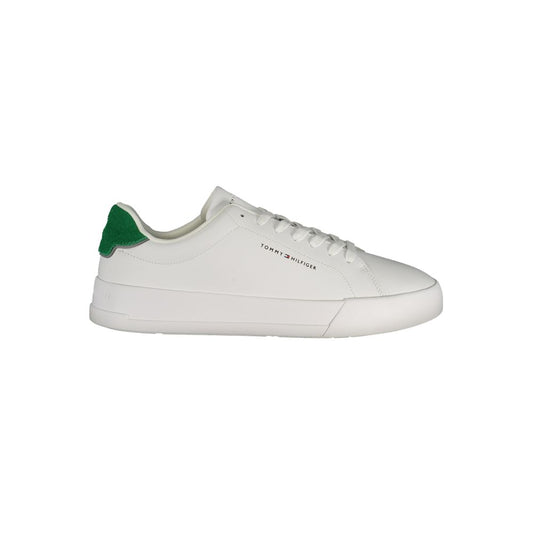 Tommy Hilfiger White Polyurethane Men Sneaker Tommy Hilfiger