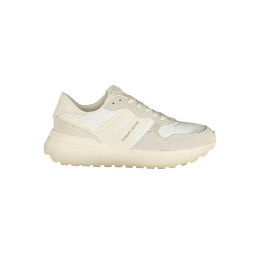 Tommy Hilfiger White Polyurethane Women Sneaker Tommy Hilfiger