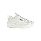 Fila Bianco polyurethane women’s sneaker with white design, lace-up closure, and cushioned sole for comfortable everyday wear.
