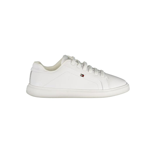 Tommy Hilfiger Bianco Polyurethane Women Sneaker Tommy Hilfiger